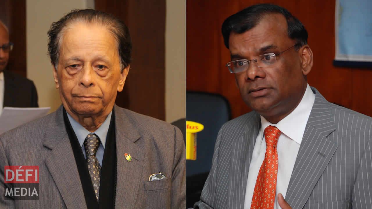 Sir Anerood Jugnauth et Rama Sithanen