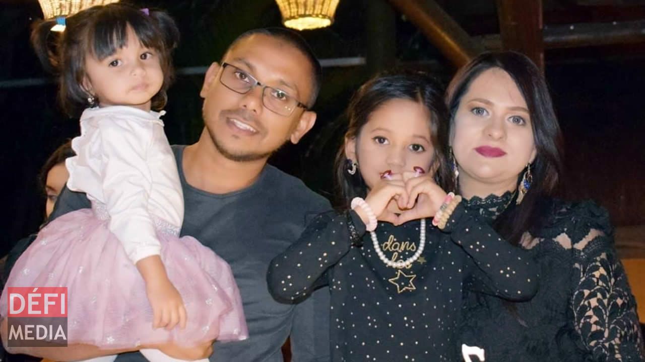 Shazia et Alli Jaffar ont deux filles. Saint-Valentin