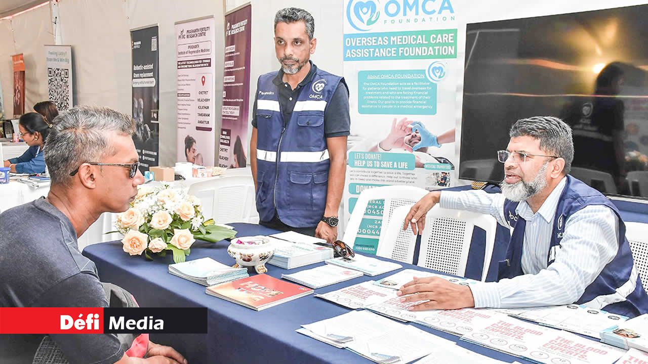 L’Overseas Medical Care Assistance Foundation (OMCA) a profité de l’événement pour présenter ses services et orienter le public sur les possibilités d’interventions chirurgicales à l’étranger.