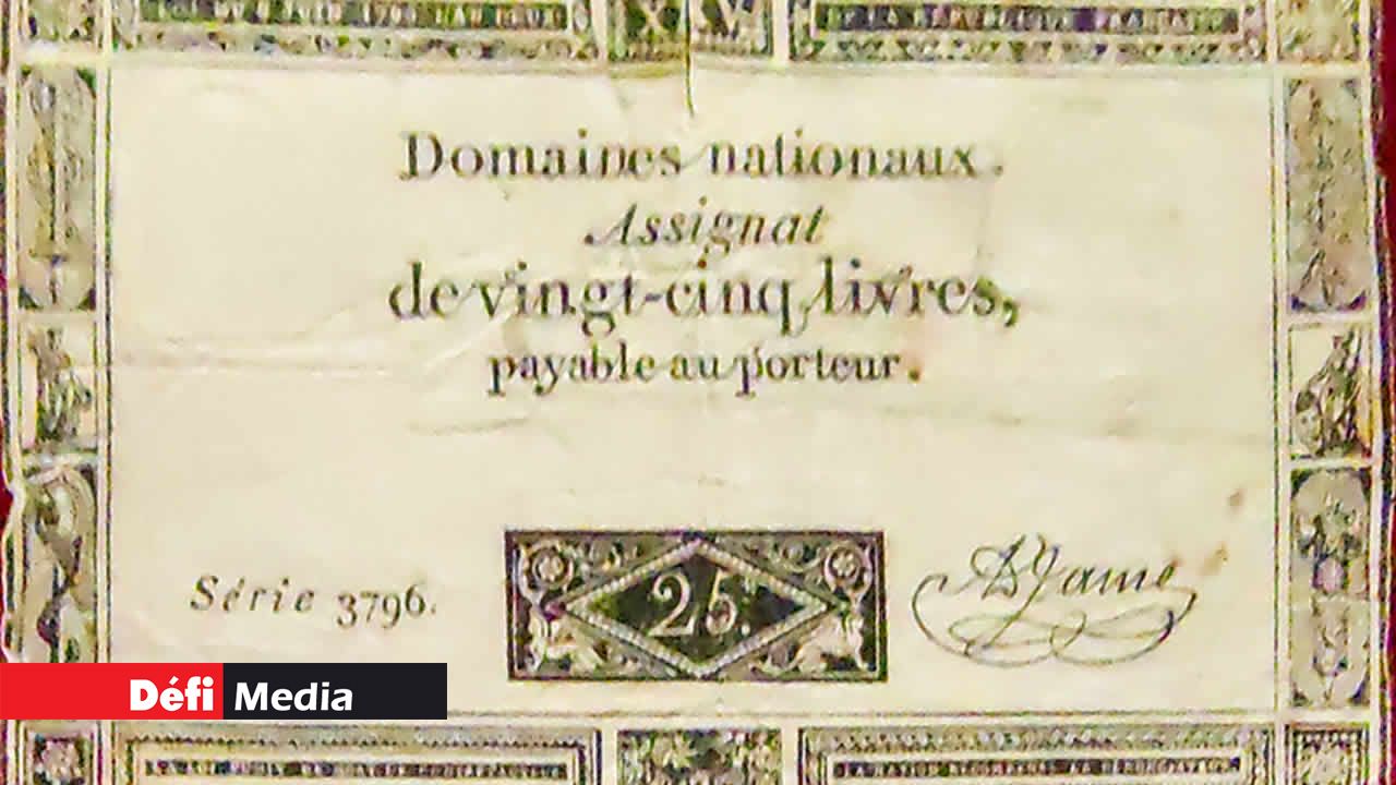 Type de bon au porteur d’une valeur de 25 livres.