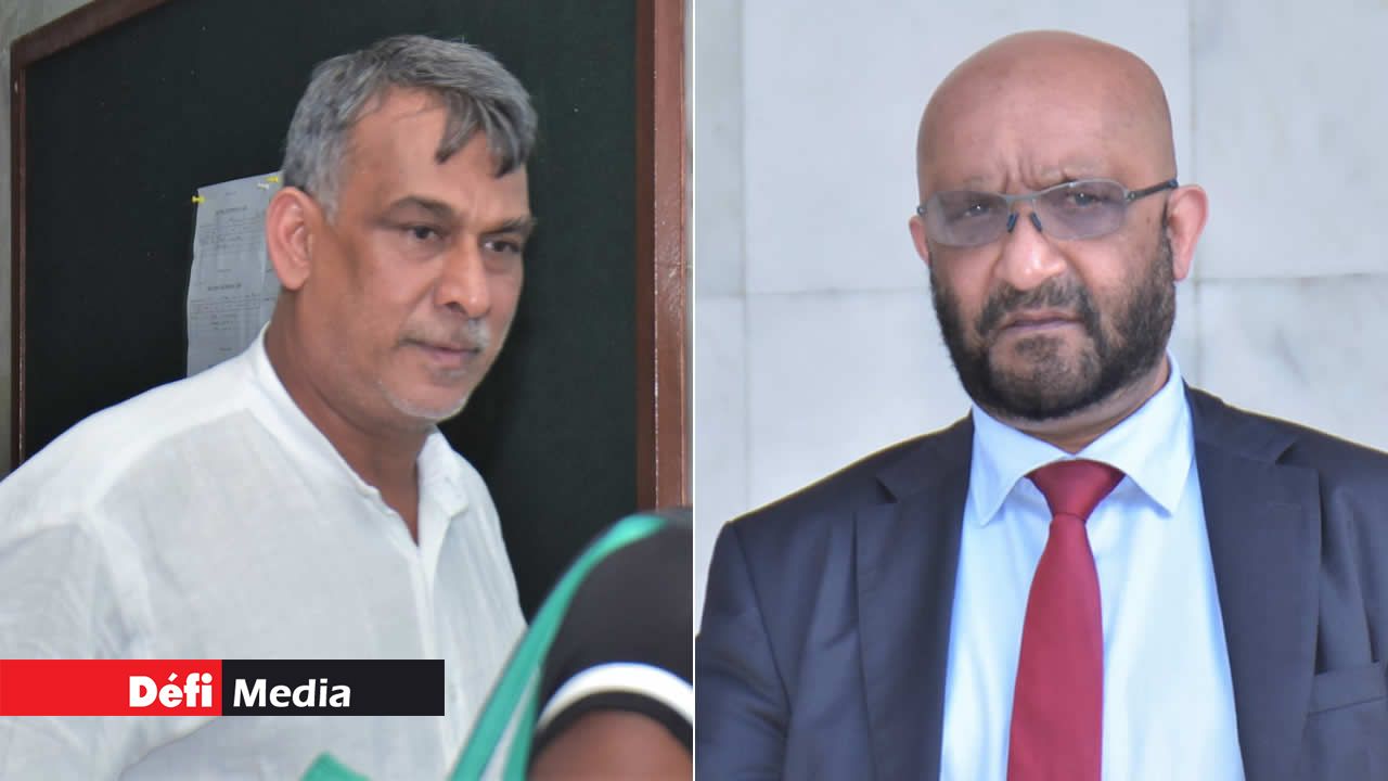 Ahmad Ibrahim Gopee et Vinay Deelchand