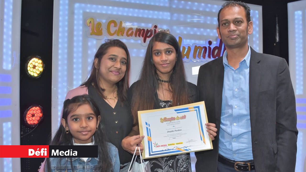 Deepika Purahoo a eu le soutien indéfectible de sa famille.