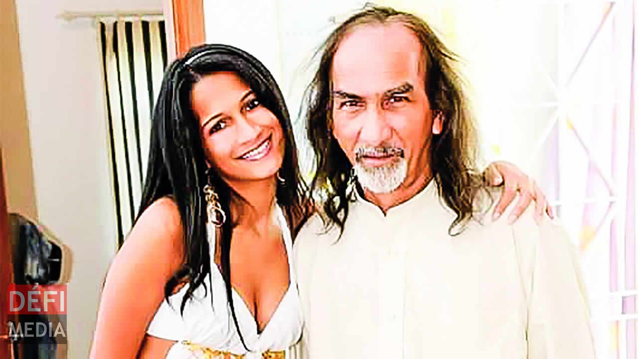 Le jour du mariage de sa fille, Rebecca. Genève et Marie-France