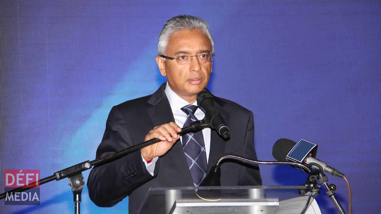 Le Premier ministre, Pravind Jugnauth.