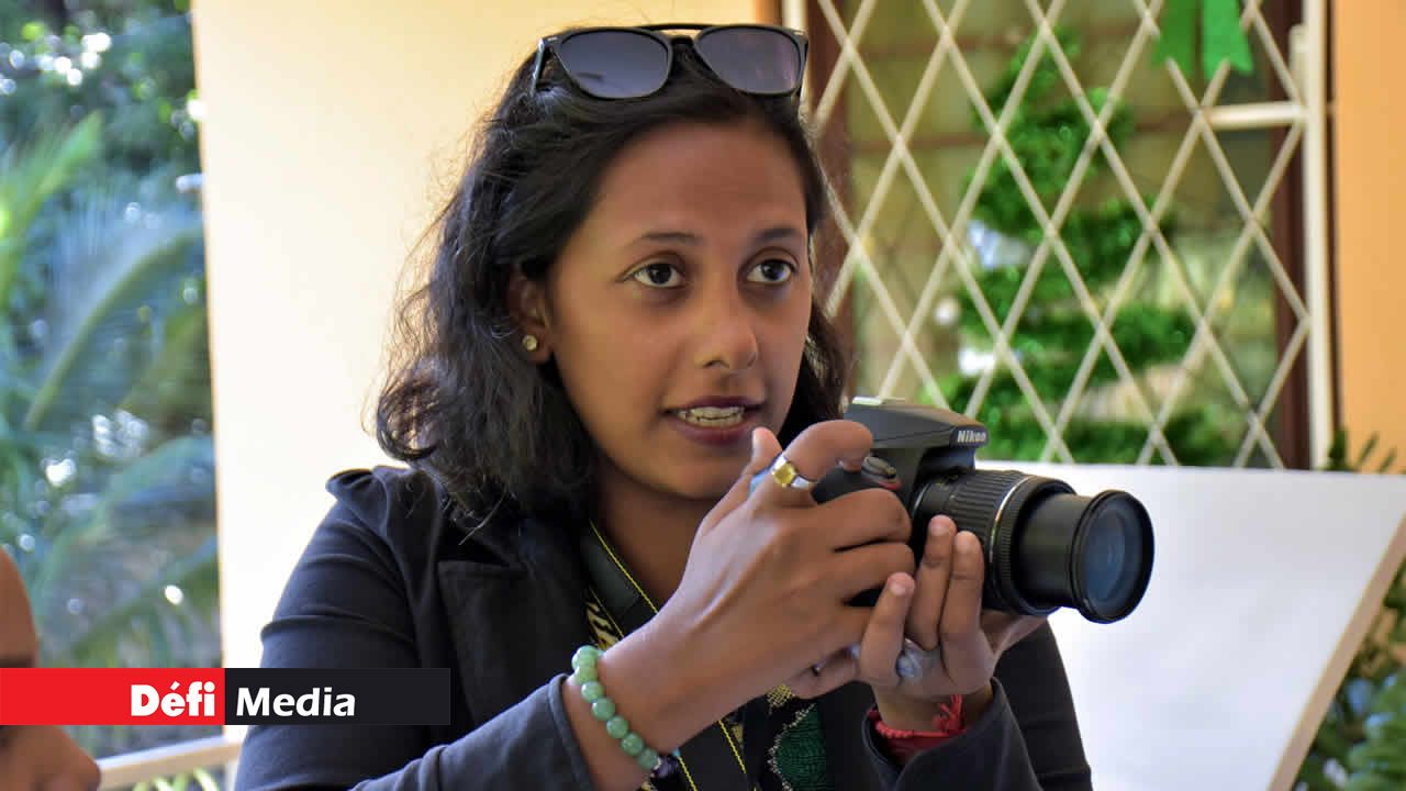 Sevany en pleine séance d’explications. Sevany Appavoo