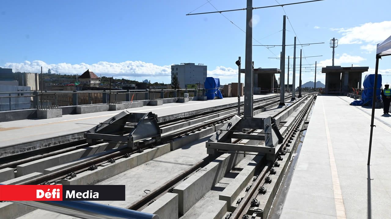 La plateforme d’embarquement et débarquement est quasiment achevée.