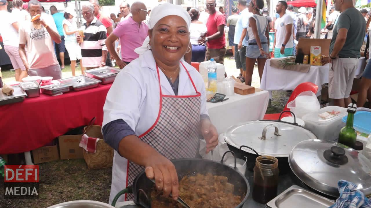Lasiet Lontan proposait du carry de cerf. Festival Internasyonal Kreol 2018