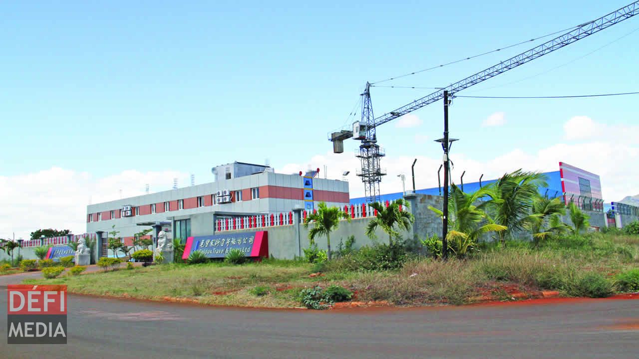 Une des constructions ayant vu le jour sur des terrains acquis obligatoirement dans le cadre du projet Jin Fei.