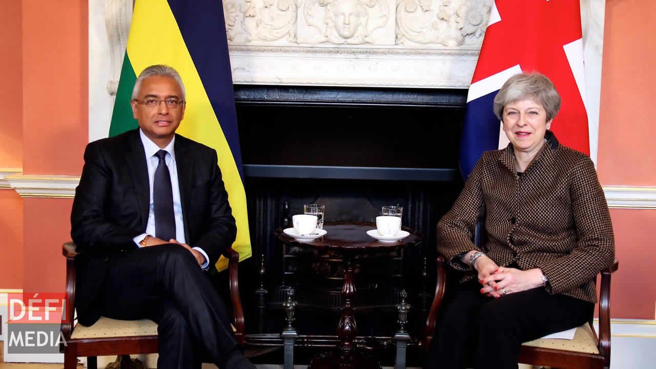 Pravind Jugnauth et Theresa May