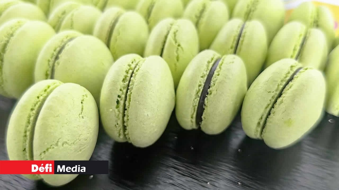 Des macarons ont été spécialement préparés par La Gourmandise de Pauline.