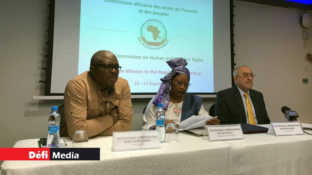 Commission Africaine La Délégation Encourage Une Protection Des Droits De Lhomme à Maurice 