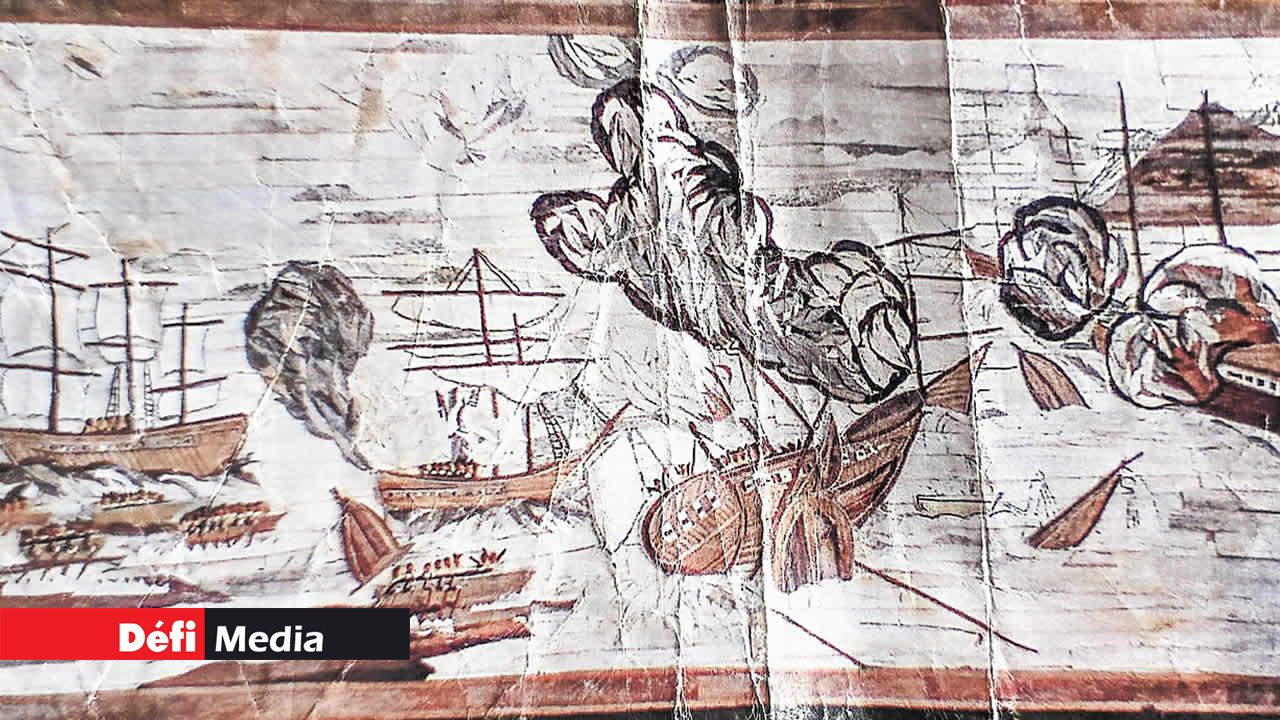 La bataille de Vieux-Grand-Port.