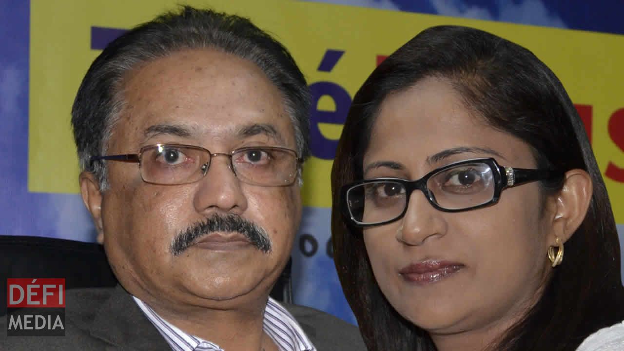 Roubina Jadoo-Jaunbocus, PPS du (MSM), et Raj Meetarbhan, observateur politique