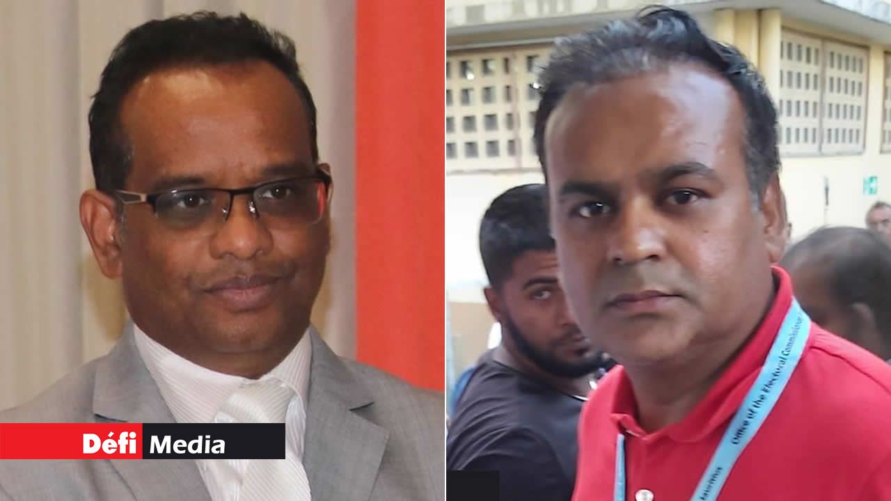 Vikash Nuckcheddy et Ritesh Ramphul