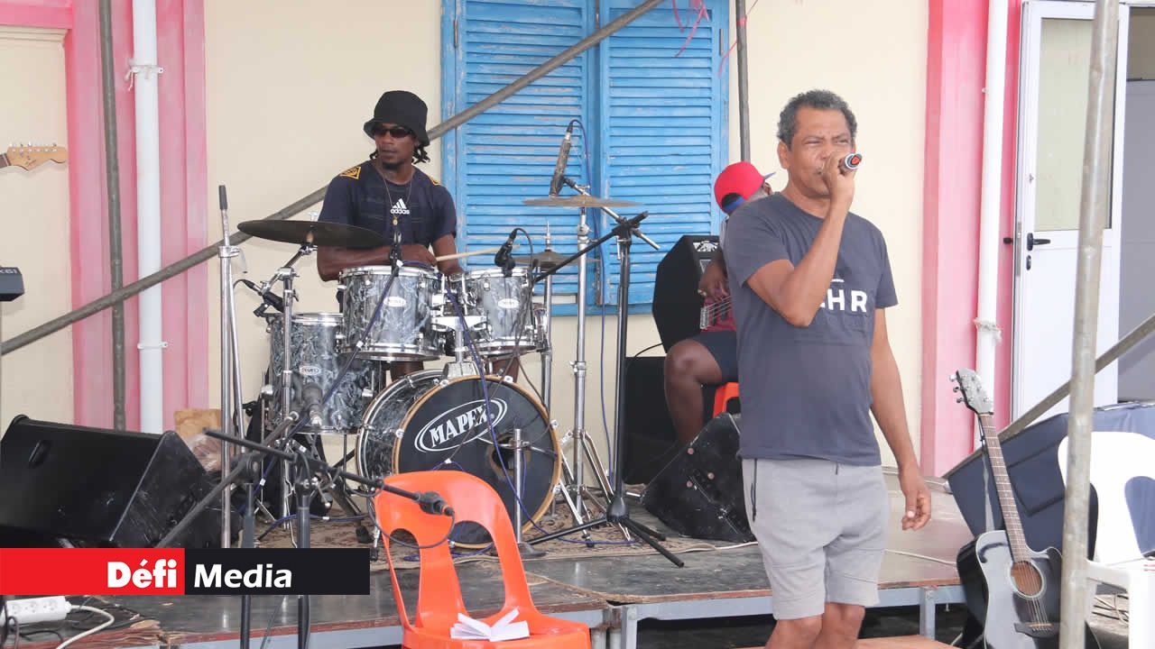 Désiré François a assuré l’ambiance... Régate