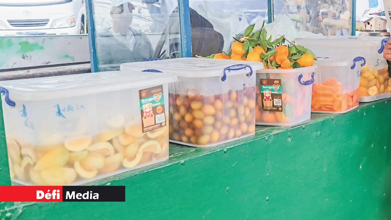 Fruits et légumes confits.