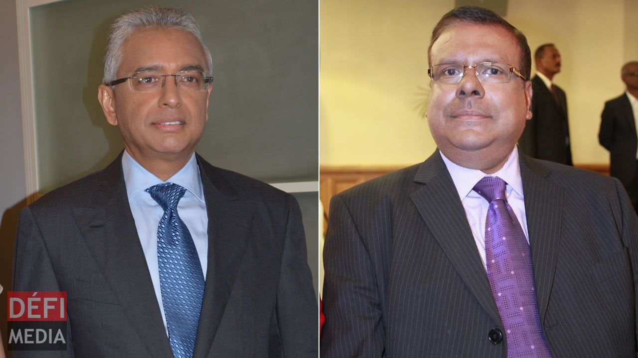 Pravind Jugnauth et Veda Baloomoody