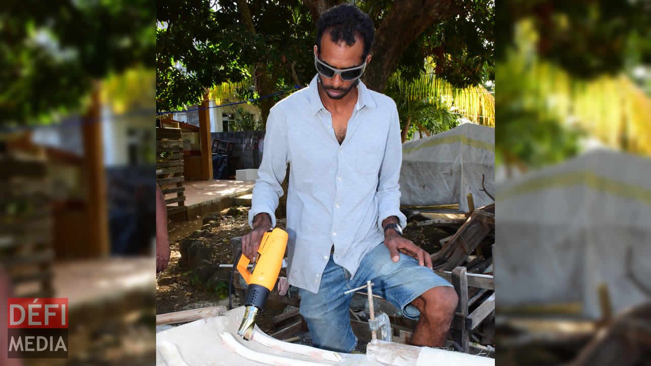 7. Faire sécher la pâte. Ridgy