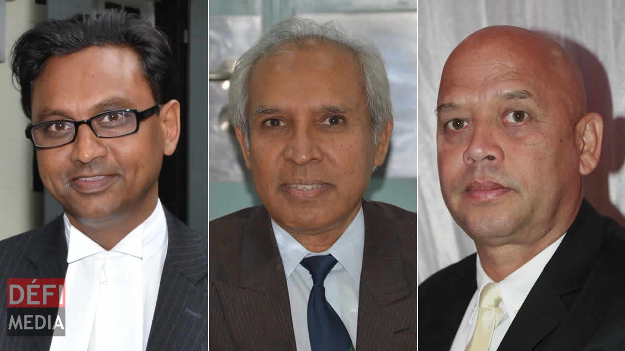 Ravi Rutnah, Anwar Husnoo et Gutio Lepoigneur