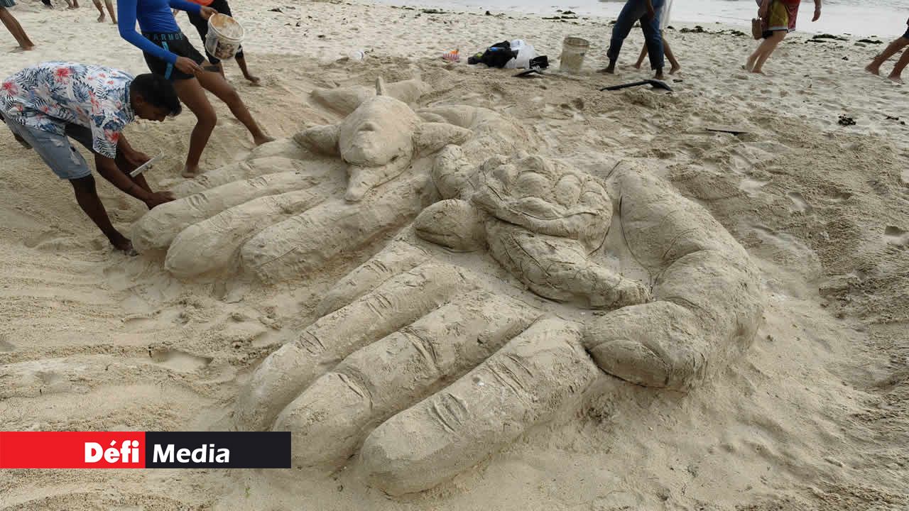 Une oeuvre illustrant la relation entre l’humanité et les animaux.