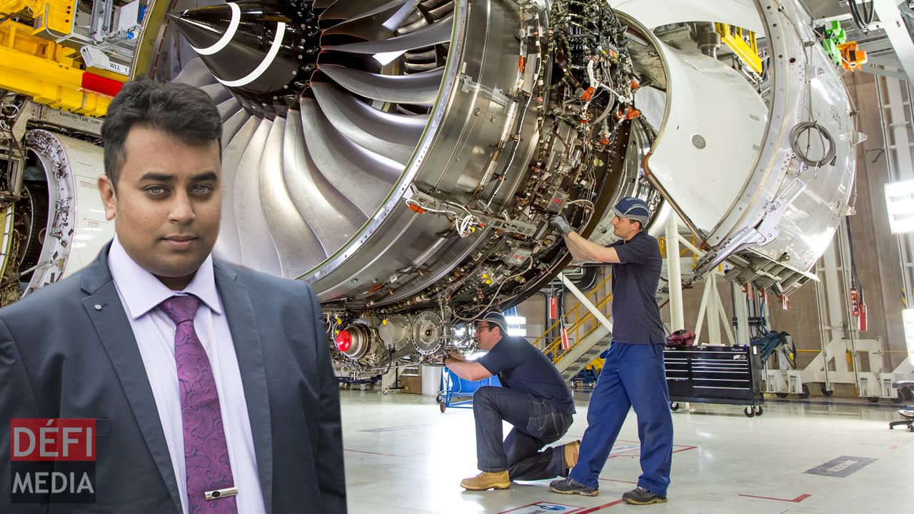 Abhishek Sadaphul est fier d’avoir eu l’occasion de travailler sur ce moteur qui équipera l’Airbus.