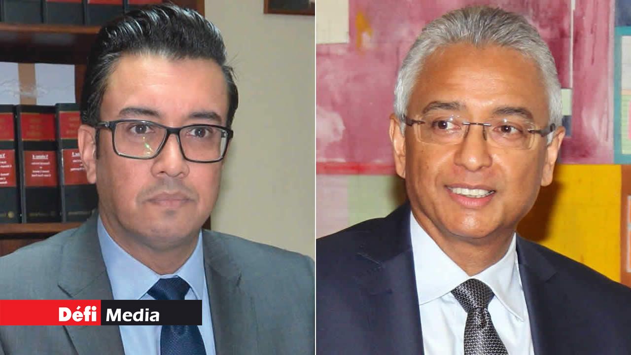 Shakeel Mohamed et Pravind Jugnauth