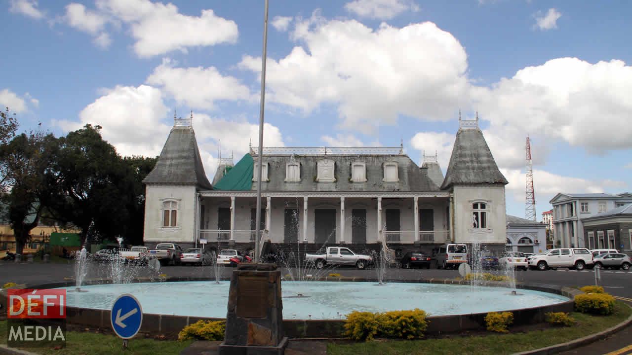 L’hôtel de ville de Curepipe. 