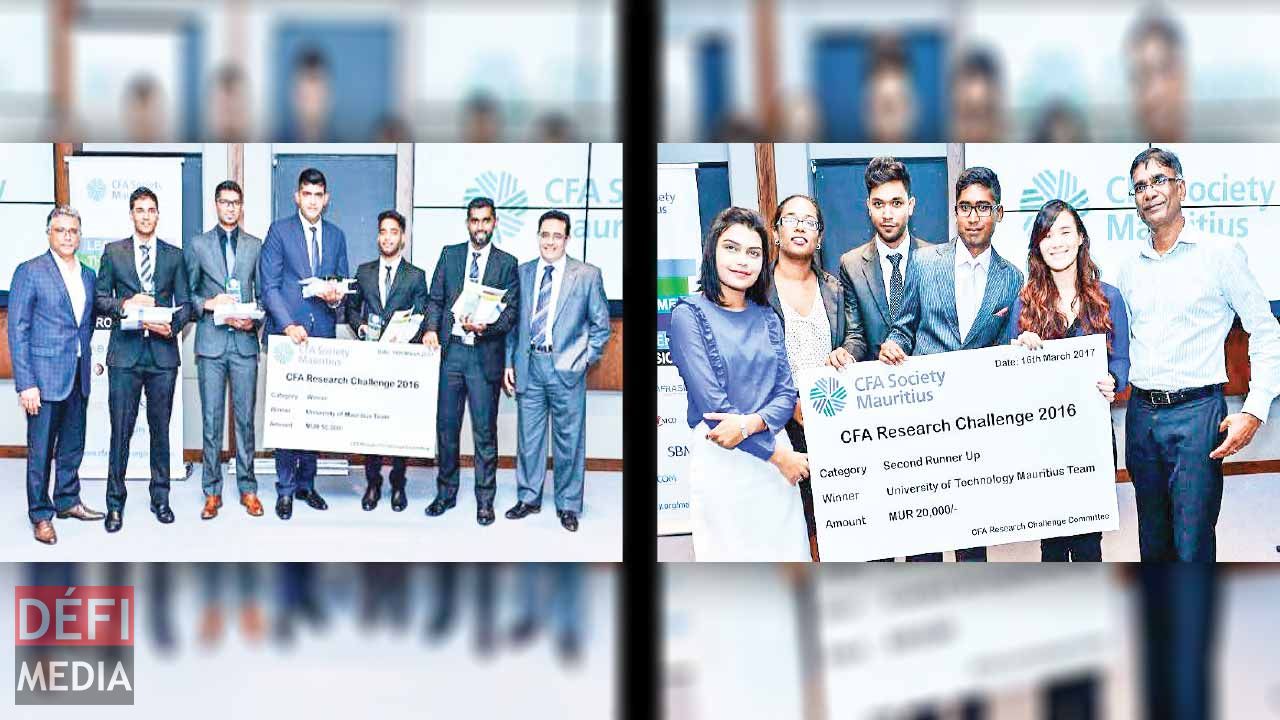 UOM students wins the CFA Research Challenge