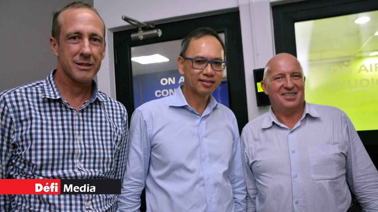 Cedric Lagesse, Jean Philippe Venpin et Pierre Fournier.