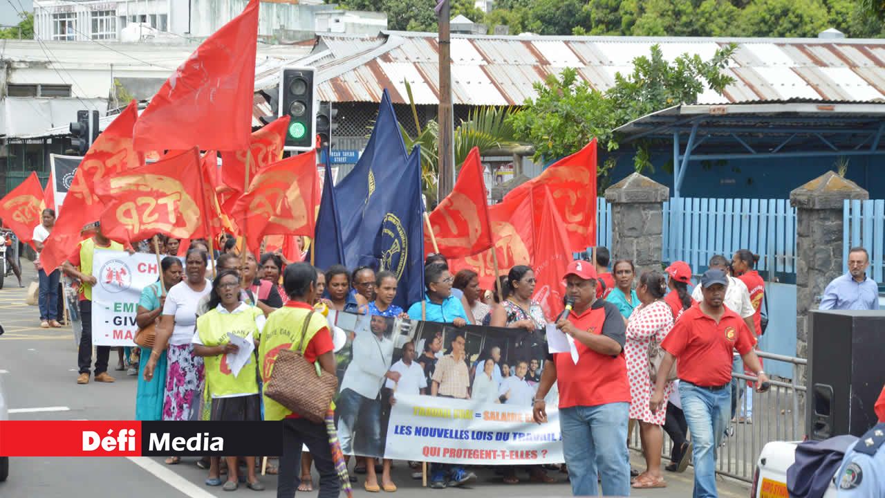 Marche pacifique  de la CTSP