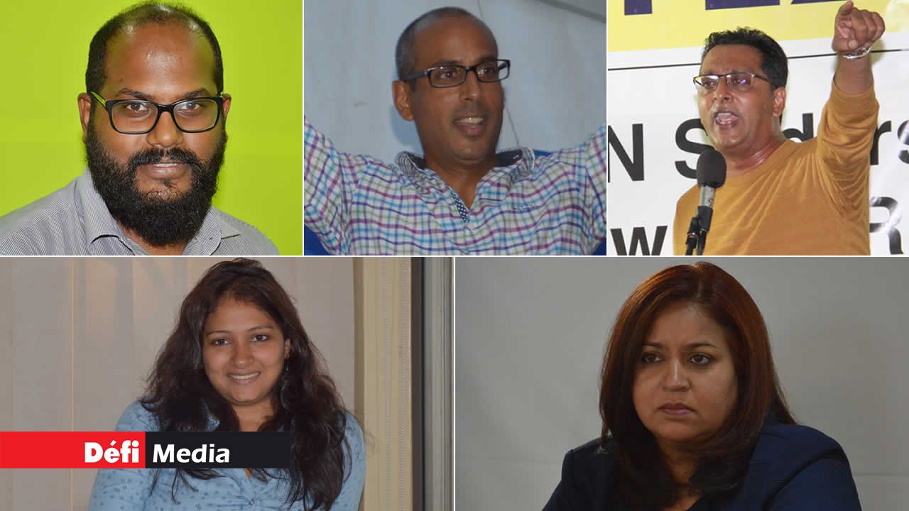 Kugan Parapen, Dhanesh Maraye, Roshi Bhadain, Tania Diolle, Nita Juddoo