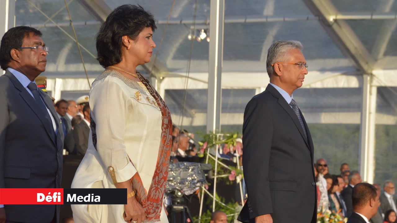 Pravind Jugnauth et Ameenah Gurib-Fakim.