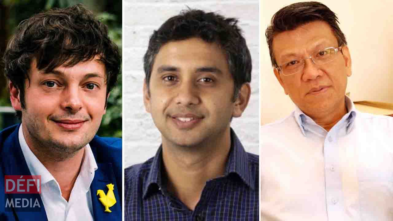  Damien Gromier, le Dr Gopal Ramchurn et Georges Chung