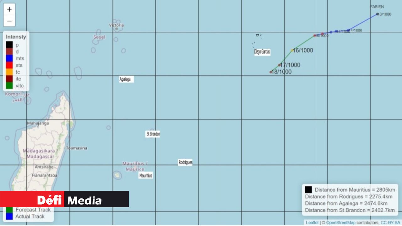 Météo : «Il Est Très Probable Que Fabien Se Transforme En Cyclone ...