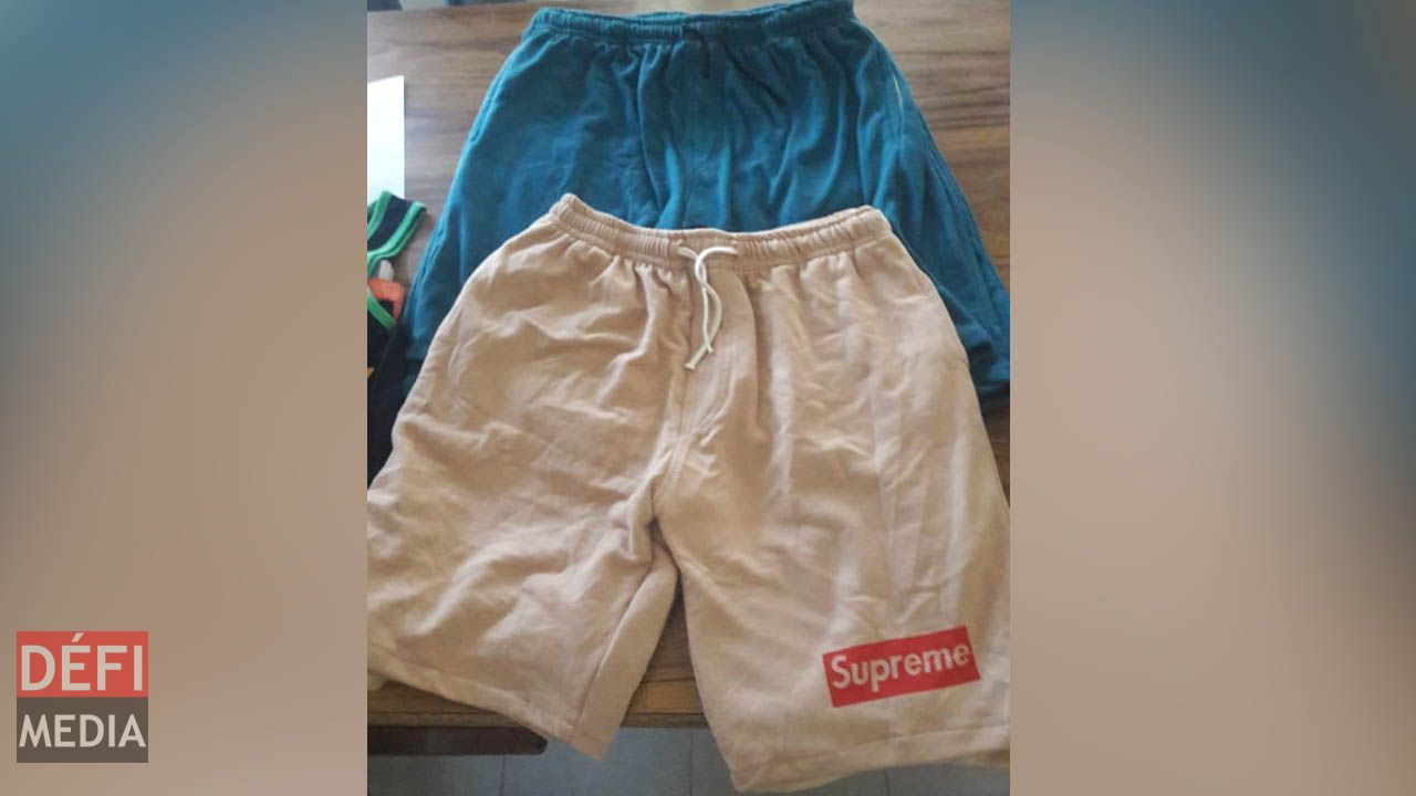 Des vêtements saisis