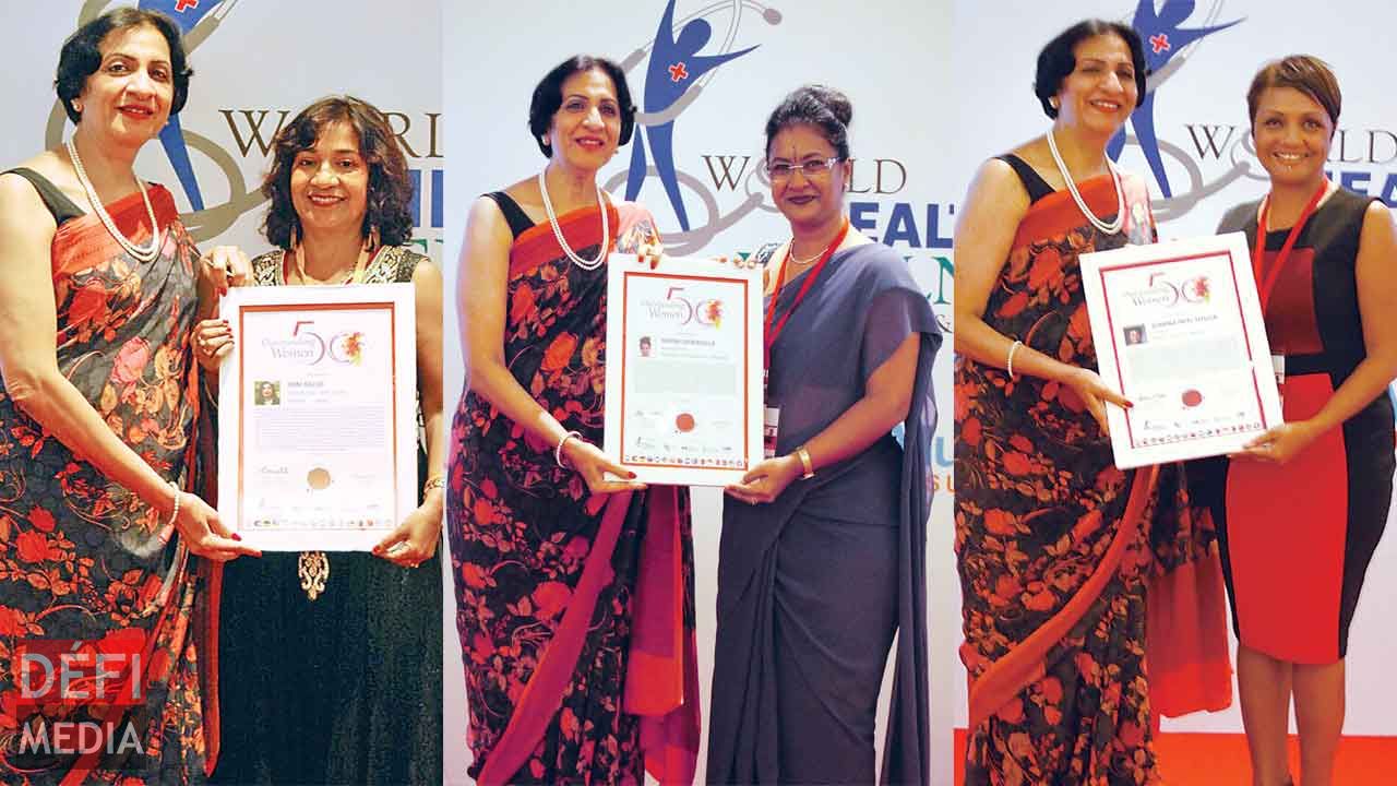 Three Mauritian women among the 50 Outstanding Women in Healthcare worldwide