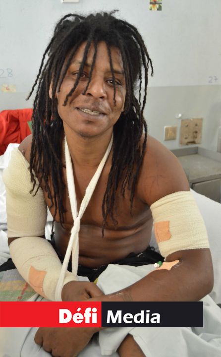 Tony Permesse, blessé alors qu’il essayait de porter secours à son frère Kael.