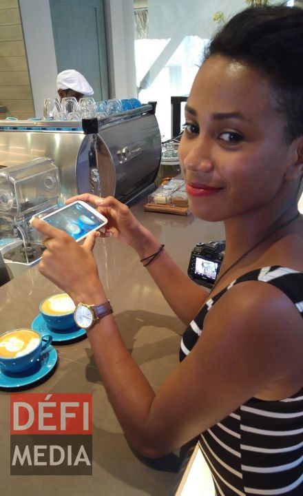 La photographe Kathleen Minerve.