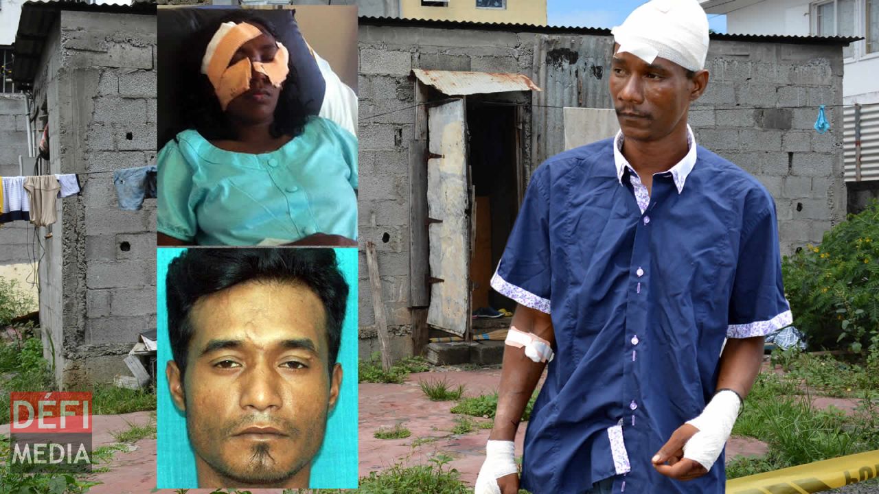 C’est dans leur maison à l’Allée Père-Laval, que Ashiana M. et son compagnon Vikash (à gauche) ont été agressés par Jean-Marc Marcelain (à droite).