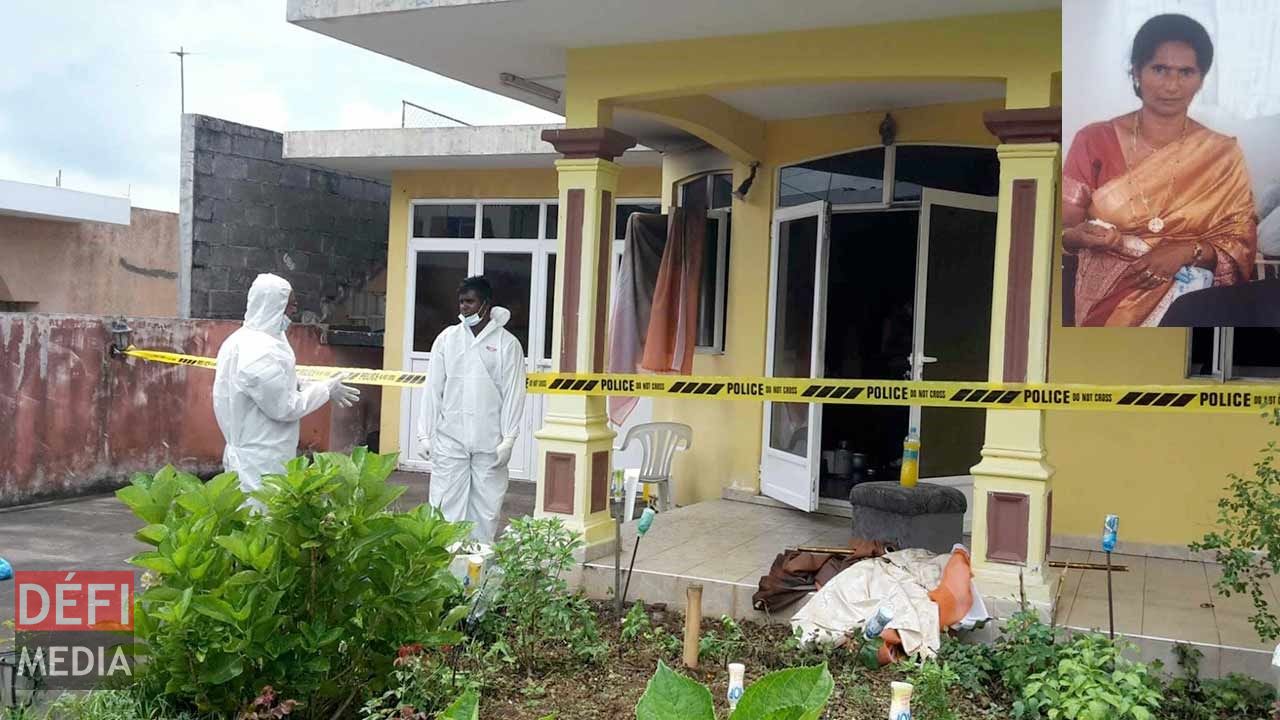 Des éléments du Scene of Crime Office sur les lieux du drame.
La victime en médaillon