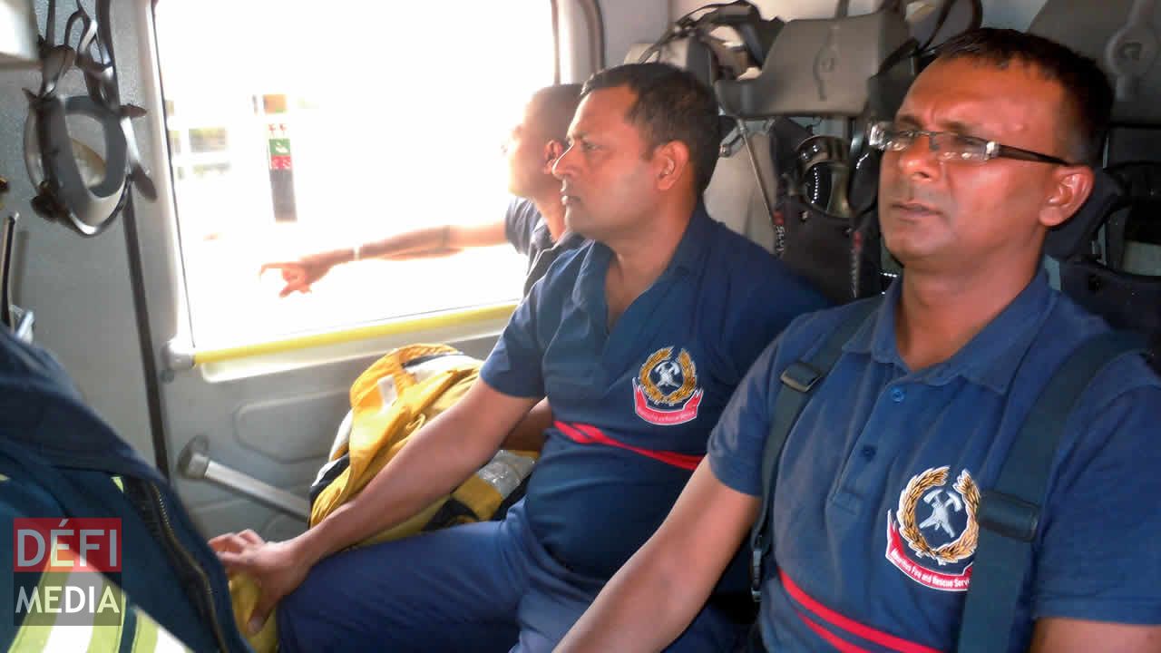 En route pour une intervention.