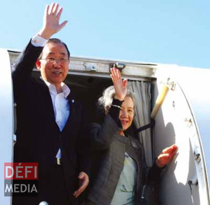 Farewell to a Nation that welcomed the UN couple with warmth,
love and friendship.