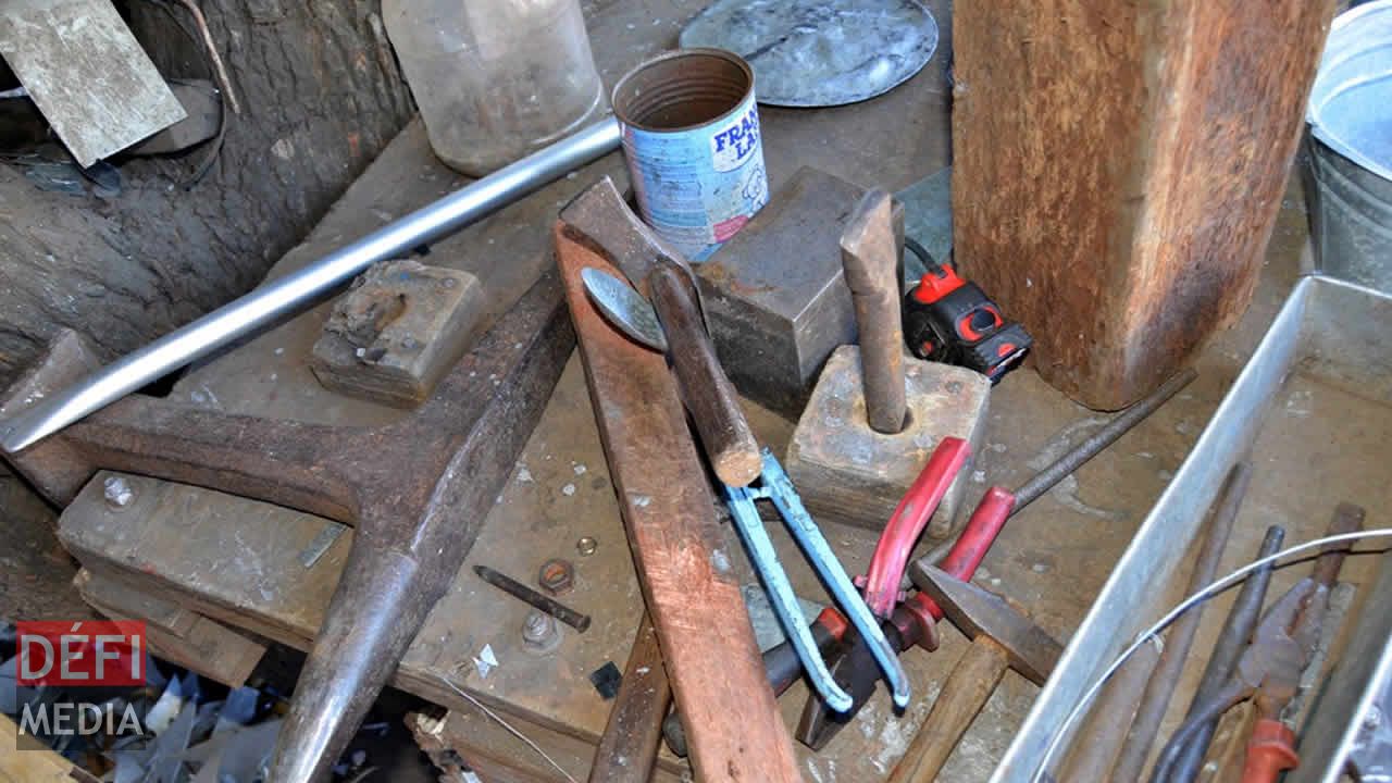 L’outillage du ferblantier.