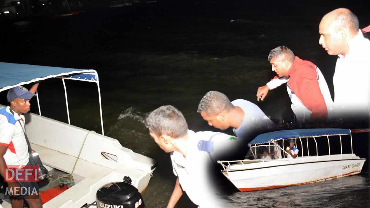 Les plongeurs de la National Coast Guard ont constaté que l’eau du lagon était boueuse, ce qui a gêné les recherches.