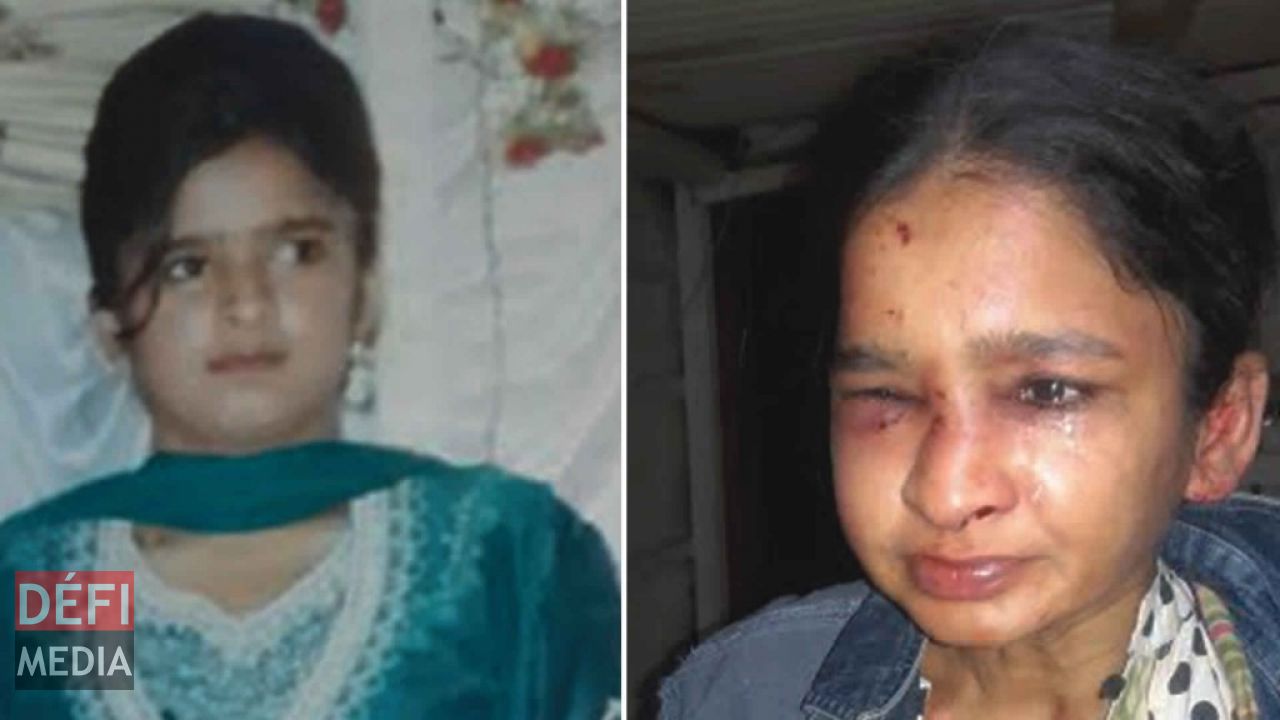 Aïsha était une femme battue. A gauche, photo d’Aïsha prise il y a quelques années.