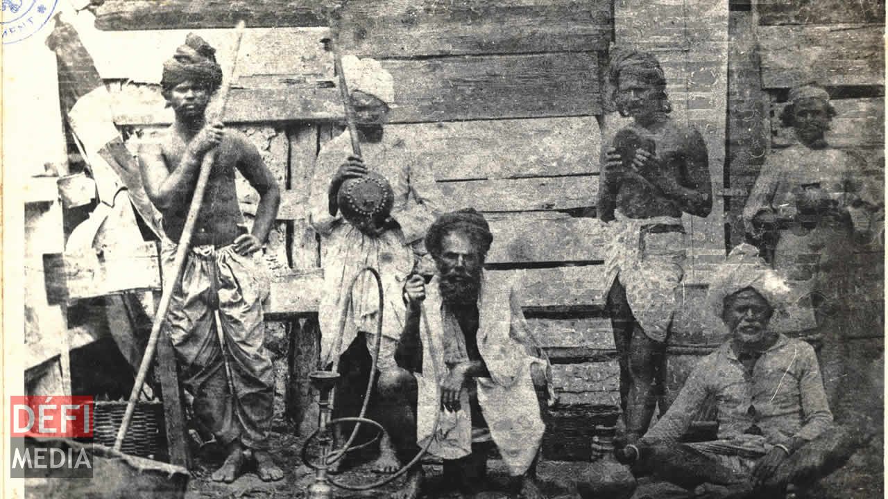 Arrivée des travailleurs engagés en 1870.