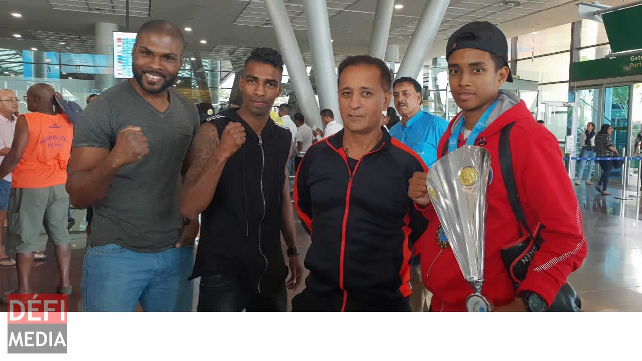 James Agathe, Fabrice Bauluck, Judex Jeannot et Warren Robertson. James Agathe, Fabrice Bauluck, Judex Jeannot et Warren Robertson.