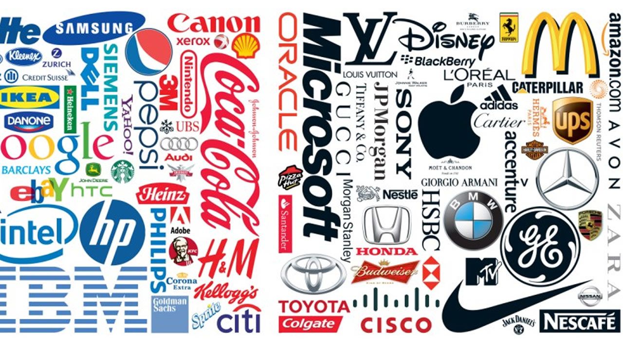 Названия известных марок. Эмблема фирмы. Логотипы брендов. Популярные эмблемы. Логотипы разных брендов.