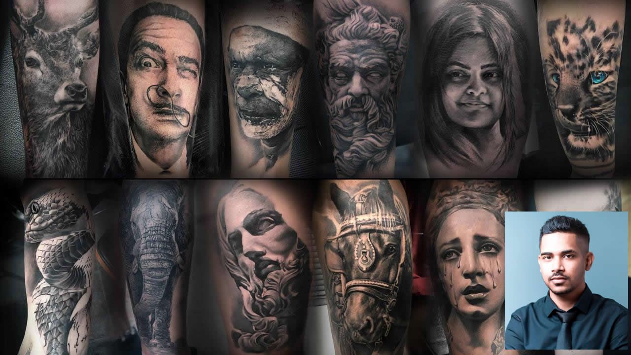 Lord Krishna Tattoo Inked by Vijay at Krish Tattoo Goa  Goa Tattoo  Palour  Krish Tattoo Studio