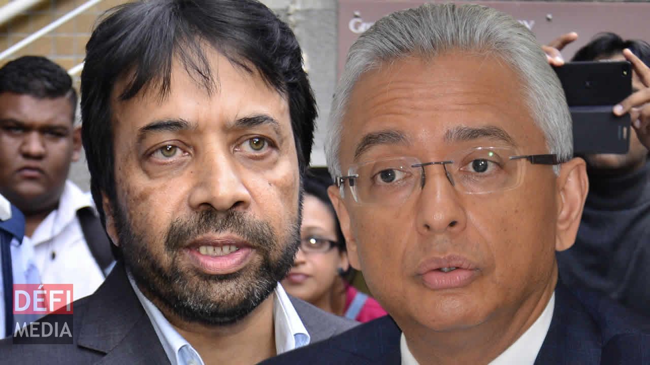 Me Satyajit Boolell et Pravind Jugnauth